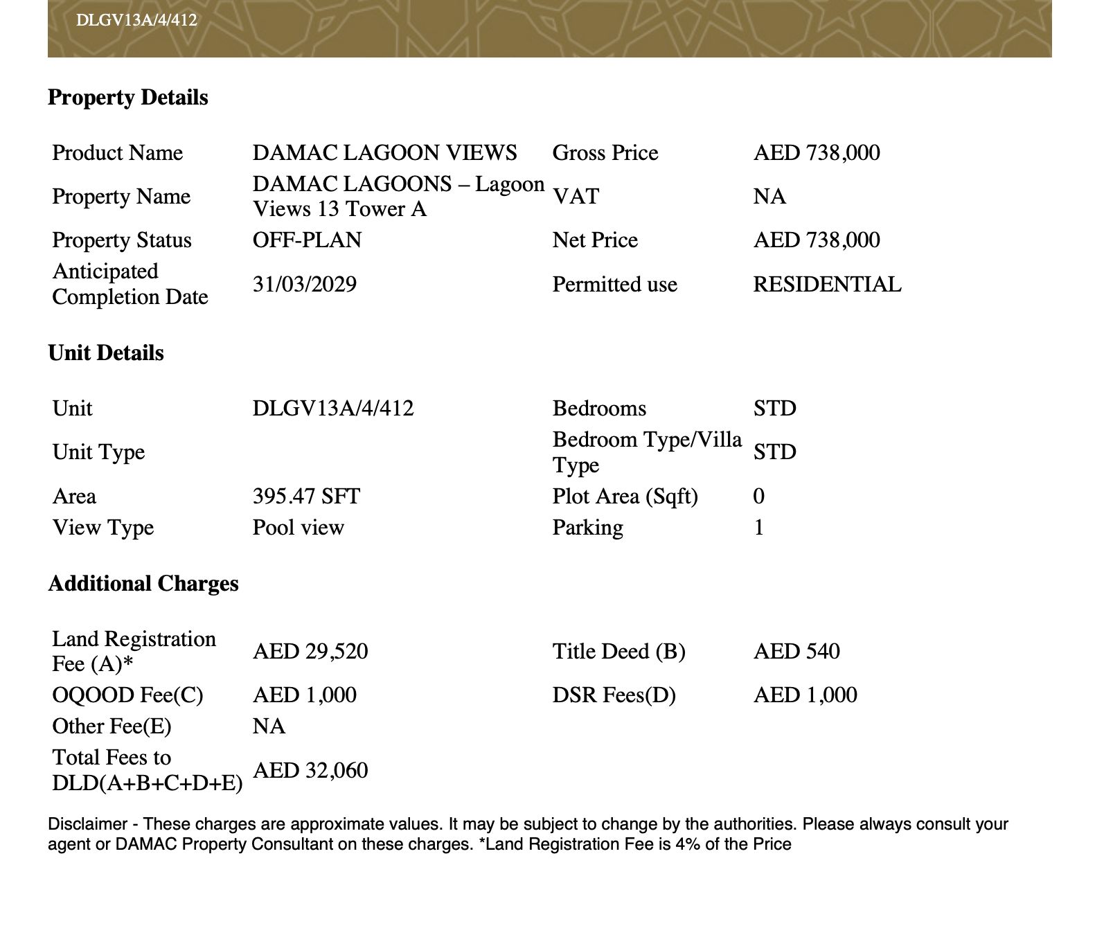 The Arena Pimpri cost sheet and payment plan